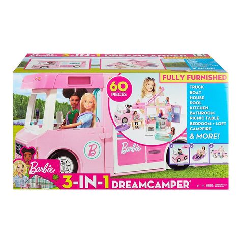 Camping Barbie, Barbie Camper, Barbie Logo, Sleeping Under The Stars, Barbie Toys, Barbie Dream, Mattel Barbie, Disney Cars, Barbie World