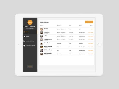 Delivery App / Restaurant Management System Restaurant Management System, Order Management System, Restaurant App, Restaurant Order, Dashboard Ui, Restaurant Management, Delivery App, App Interface, Order Food