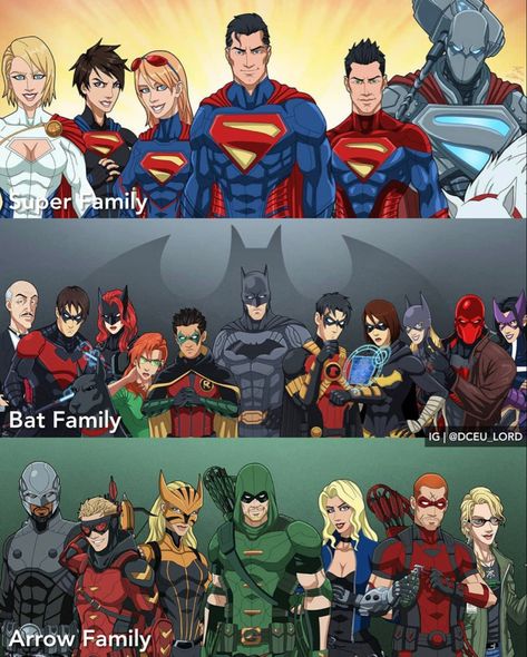 Bat Family Oc Suit, All Batfamily Members, Dc Heroes And Villains, Bat Family And Super Family, Dc Wilson Family, Superman Family Fanart, Batfamily Fanart Wallpaper, Bat Family X Super Family, Super Family Dc