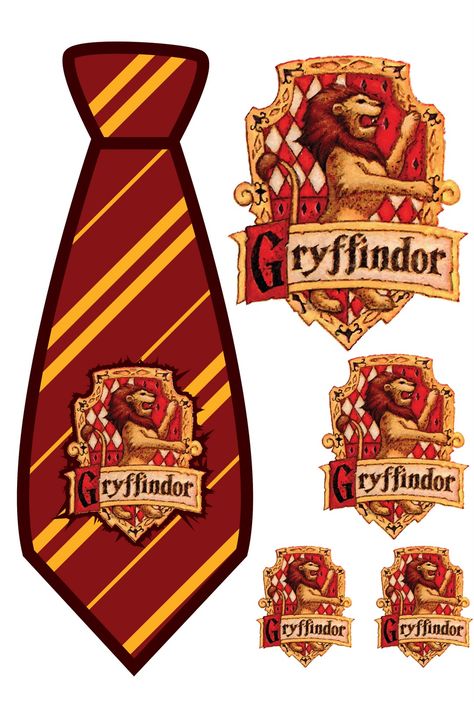 eLemonade: Harry Potter Gryffindor Tie print out Gryffindor Tie, Harry Potter Tie, Tie Template, Hogwarts Party, Imprimibles Harry Potter, Cumpleaños Harry Potter, Harry Potter Bday, Gryffindor House, Harry Potter Classroom