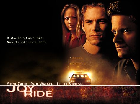 #JoyRide (2001)  #psychothriller #movies #taglines Paul Walker Movies, Leelee Sobieski, Joy Ride, Best Horror Movies, Now Playing, Thriller Film, Movie Buff, Paul Walker, Movie Genres