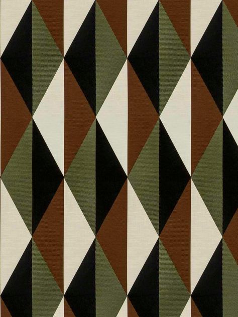 Harlequin Green And Gold Random Geometric Pattern, Harlequin Print, Geometric Artists, Italian Pattern, Harlequin Pattern, Clarence House, Gio Ponti, 3d Wall Art, Gold Fabric