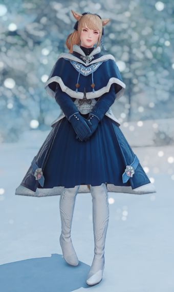 Winter Fantasy Outfit, Fantasy Winter Outfits, Winter Fantasy Clothing, Fantasy Winter Clothes, Winter Character Design, Ffxiv Outfits, Ff14 Glamour, Ffxiv Glamour, Glamour Outfit