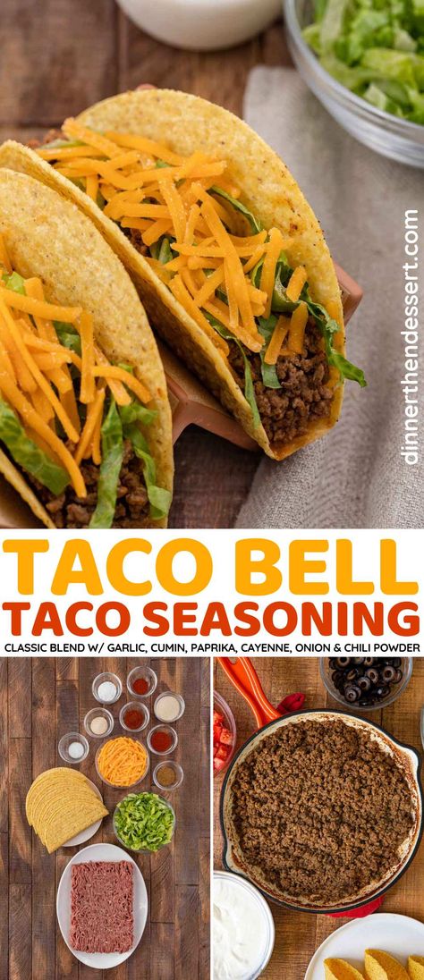 Tacobell Taco Seasoning Recipe, Homemade Taco Bell Seasoning, Diy Taco Bell Seasoning, Taco Bell Taco Seasoning Copycat Recipes, Taco Bell Seasoning Copycat, Taco Seasoning Mccormick Copycat, Copycat Taco Bell Taco Seasoning, Taco Seasoning Without Cumin, Copycat Taco Bell Seasoning