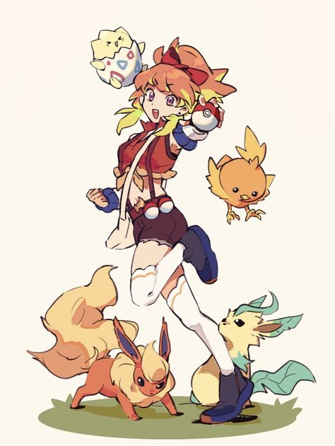 Illustration Student, Pokemon Gym Leaders, Drawing Girls, Oc Pokemon, Pokemon Oc, Pokemon Pokedex, Pokemon Teams, Pokemon Drawings, Pokemon Fan Art