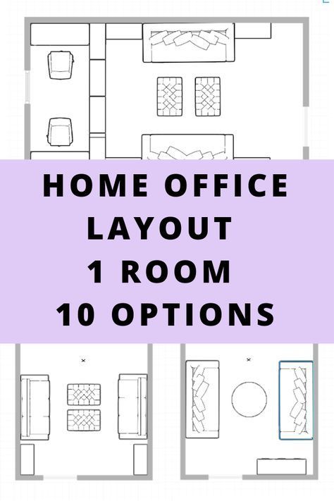 2 Office Desk In One Room, Shared Office Layout Ideas, Long Room Office Layout, Small Office 2 People, Home Office Square Room Layout, Office Layouts Ideas, Study Sitting Room Combo, Home Office Ideas Large Room, Working From Home Office Ideas