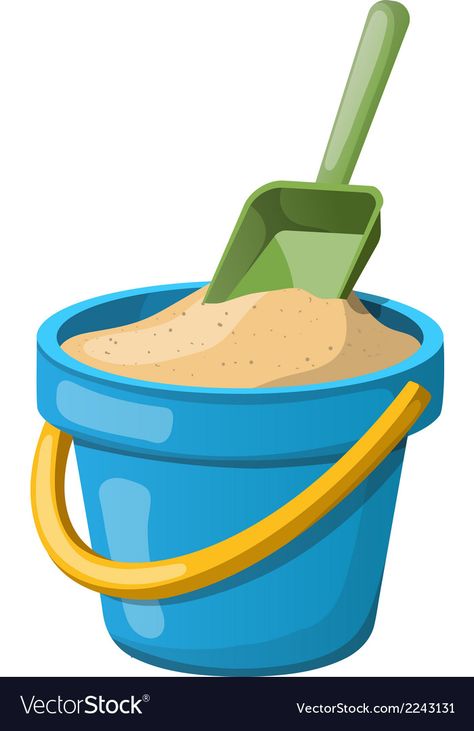 Sand Images, Summer Clip Art, Sand Bucket, Bucket And Spade, Castle Painting, Gumball Machines, Scrapbook Images, Coloring Book Ideas, Summer Clipart