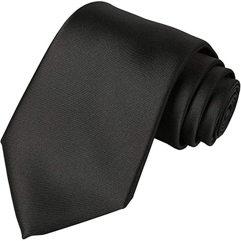 KissTies 63'' XL Black Tie Solid Satin Ties Extra Long Necktie + Gift Box at Amazon Men’s Clothing store 1920s Mens Costume, 1920s Looks, Tie Gift Box, Mens Ties, Vest And Tie, Vintage Pocket Watch, Tie For Men, Pre Tied Bow Tie, Tie Gifts