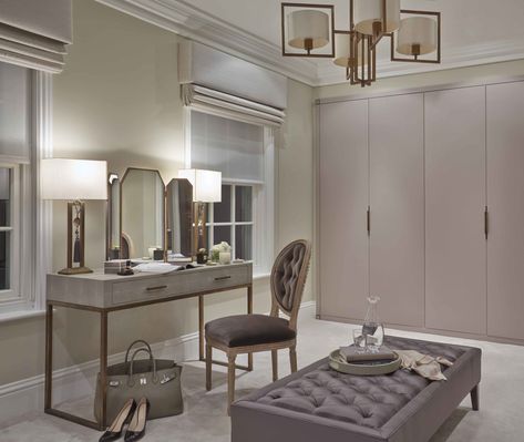 Lovely dressing area | Sophie Patterson Design Closet Interior, Sophie Paterson Interiors, Sophie Paterson, Design Hall, Dream Closets, Table Mirror, Dressing Area, Dressing Table Mirror, Dressing Room Design