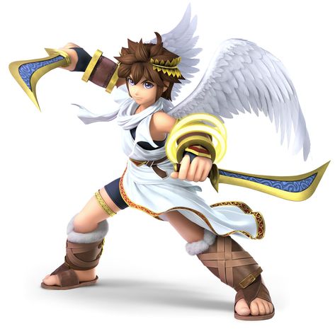 Pit from Super Smash Bros. Ultimate #illustration #artwork #gaming #videogames #gamer Super Smash Bros Party, Super Smash Bros Characters, Kid Icarus Uprising, Nintendo Switch System, Nintendo Fan Art, Switch Nintendo, Kid Icarus, Nintendo Characters, Battle Star