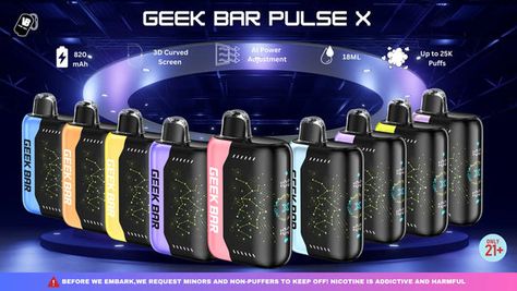 Geek Bar Pulse X Geek Bar Pulse Flavors, Geek Bar Flavors, Bar Geek, Geek Bar, Puff And Pass, Money And Happiness, Life Style, You Must, The Top