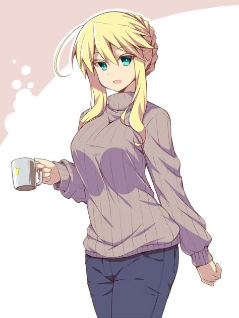 Casual Lancer Artoria: [Source](https://twitter.com/hoppege_R/status/915661076682776576/photo/1) [Titter] Lancer Artoria, Altria Pendragon, Lancer Fate, Fate Art, Artoria Pendragon, Shirou Emiya, Arturia Pendragon, Fate Anime, Fate Servants