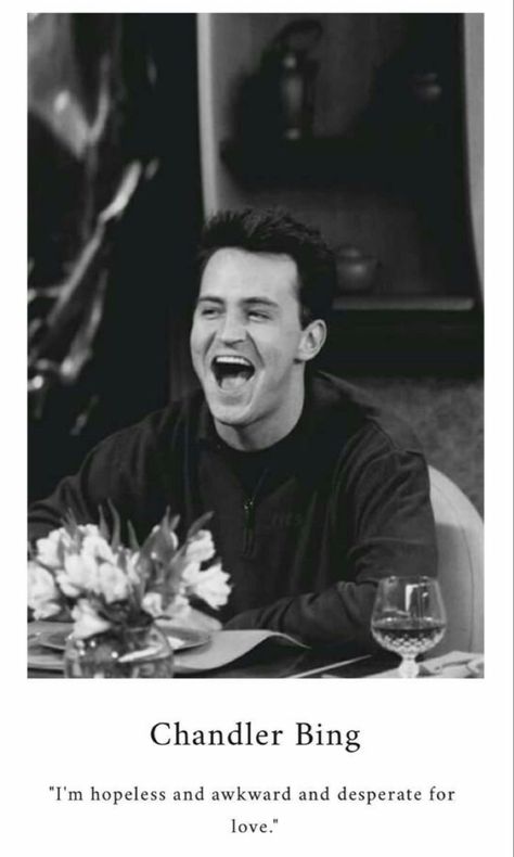 My Comfort Character, Chandler Bing, Matthew Perry, In Peace, Rest In Peace