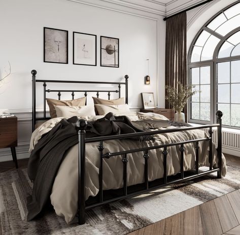 Black white bedrooms