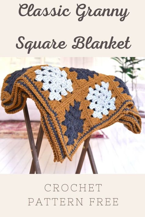 Quick Granny Square Crochet Blanket, Hue And Me Crochet Blanket, Hue And Me Yarn Patterns, Hue And Me Yarn Crochet Patterns, Crochet Blanket Ideas Color Combinations, Hue And Me Yarn, Modern Granny Square Blanket, Granny Square Color Combinations, Modern Granny Square