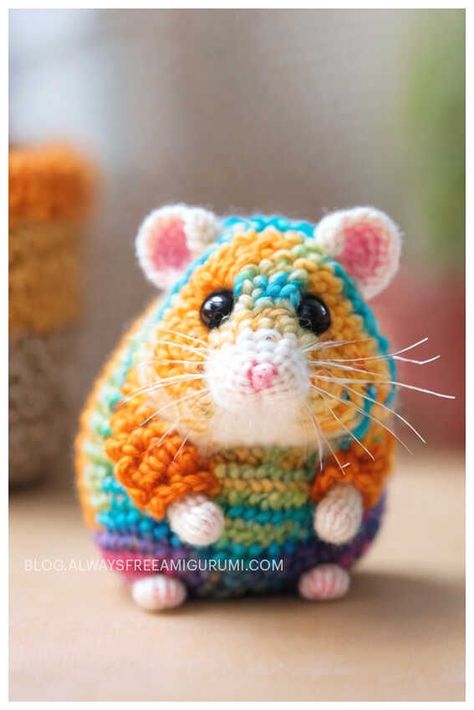 Crochet Hamster Pattern Free, Knitted Patterns Free, Knitted Cardigan Outfit, Hamster Crochet, Cardigan Outfit Winter, Stuffy Pattern, Crochet Stuffy, Crochet House, Knitting Gloves