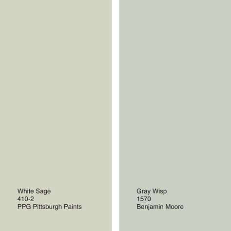 White Sage Paint, White Sage Paint Color, Elegant Paint Colors, Calming Color Schemes, Calm Bedroom Ideas, Sage Paint Color, Calming Bedroom Colors, Exterior Gray Paint, Dining Room Paint Colors