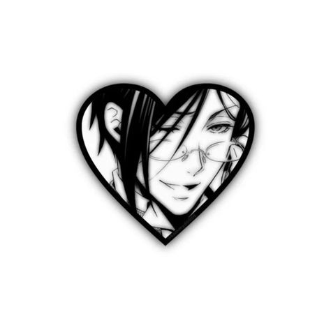 Black Butler Tattoo Ideas, Black Butler Stickers, Black Butler Tattoo, Sebastian Tattoo, Sebastian Michaelis Icon, Black Butler Sebastian, Manga Tattoo, Sebastian Michaelis, Black Butler Anime