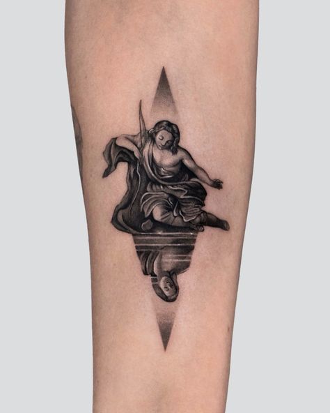 Echo And Narcissus Tattoo, Narcissus Tattoo Myth, Greek Myth Tattoo, Myth Tattoo, Narcissus Tattoo, Greek Drawing, God Tattoos, Greek Myth, Greek Tattoos