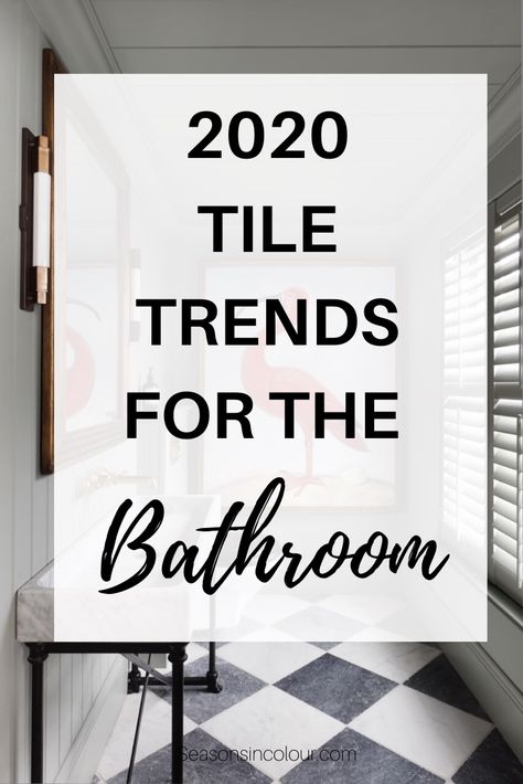 Bathroom trends and renovation projects | which tiles to use in your bathroom reno   @seasonsincolour 2020 Tile Trends, Large Format Tiles, Front Porch Inspiration, Office Goals, Mandarin Stone, End Of December, Porch Inspiration, Terrazzo Tile, Ceramic Subway Tile