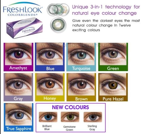 Soft 3 tone feature enhances your eyes naturally. Soaked in water buffered saline. Lifespan: yearly wth proper care. Does not come with case. | eBay! Freshlook Contacts, Scary Demon, Colour Lens, Sterling Gray, Zombie Eyes, Contact Lenses Case, Prescription Colored Contacts, Soft Contact Lenses, Color Contacts