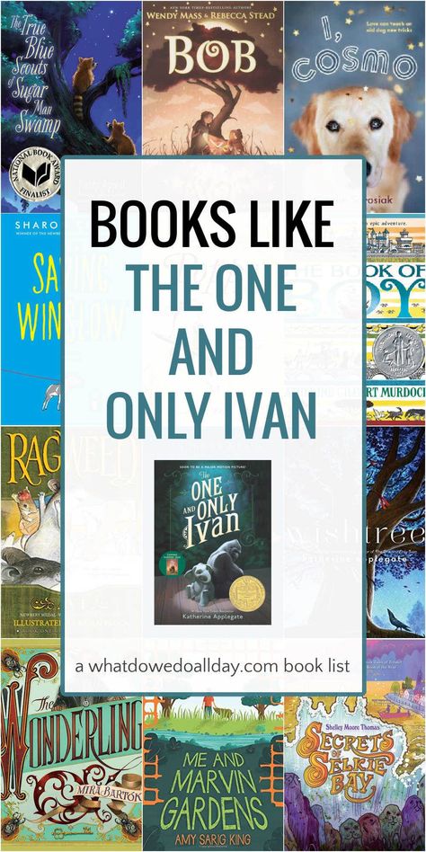 The One And Only Ivan, Kids Chapter Books, The Best Books To Read, One And Only Ivan, Middle Grade Books, Best Children Books, The Best Books, Grade Book, Reading Stories