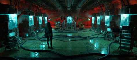 Scifi Lab, Futuristic Lab, Scifi Aesthetic, Bio Lab, Mad Scientist Lab, Mad Scientist Party, Scientist Party, Cyberpunk Anime, Cyberpunk City