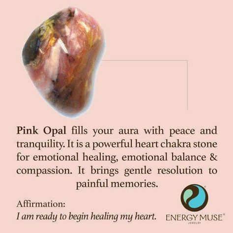 Pink Opal Energy Muse, Peace And Tranquility, Gemstone Meanings, Crystal Energy, Crystal Therapy, Crystal Healing Stones, Rocks And Gems, Gem Stones, Chakra Stones