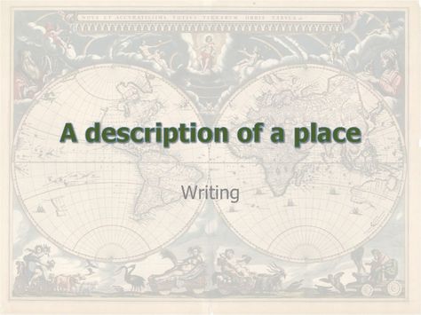 Writing describing places by Anabel Ponce via slideshare Describing A Place Writing, Describing A Place, Descriptive Essay, Writing Blog, Essay Writer, Myself Essay, Essay Examples, Writers Write, Blog Writing