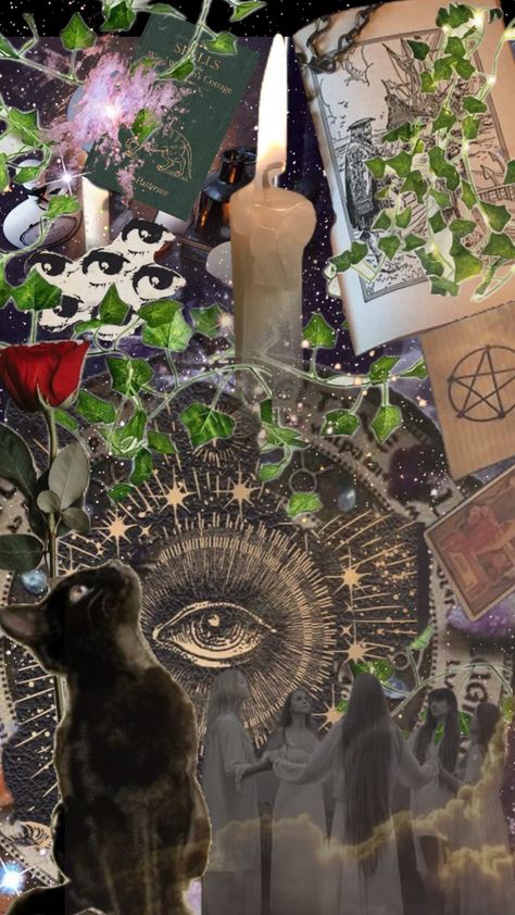 #magick #magickal #witchy #witchcraft #craft #wallpaper #collage #vibes #witchybibes #witchcore #witchyasthetic Craft Wallpaper, Wallpaper Collage, Collage