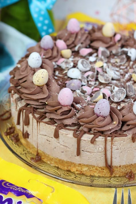 Easter Bakes, Mini Eggs Cake, Easter Baking Recipes, Easter Cupcakes Easy, Dessert Easter, Chocolate Easter Cake, Easter Cheesecake, Egg Chocolate, Recipes Easter