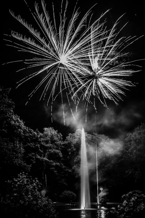 Black And White Fireworks, White Fireworks, Diwali Fireworks, Future People, Black And White Photograph, Night Scene, Black And White Aesthetic, Black Aesthetic Wallpaper, Chicken Noodle