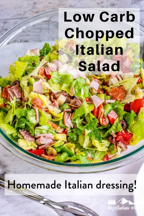 Pepperoni Salad Low Carb, Chopper Italian Salad, Healthy Italian Chopped Salad, Low Calorie Chopped Salad Recipes, Low Carb Italian Salad, Healthy Chopped Salad Recipes Low Carb, Easy Low Carb Salads, Keto Italian Chopped Salad, Low Carb Chopped Salad