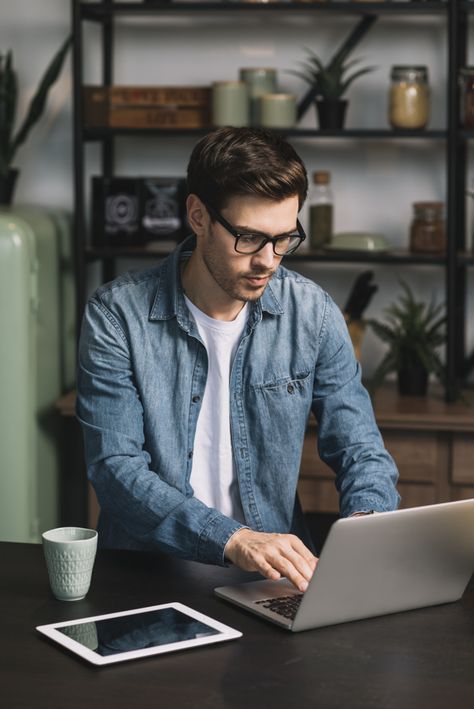 Someone Working On Laptop, Laptop Photoshoot, Student With Laptop, Computer Photos, Coffee Shoot, Man With Laptop, Computer Student, Designer Portrait, Student Lifestyle