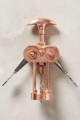 Copper Corkscrew Wine Corker, Bar Utensils, Pretty Wine, Bar Space, Entertaining House, Corkscrews, Gold Digger, Wine Bottle Opener, Entertaining Essentials