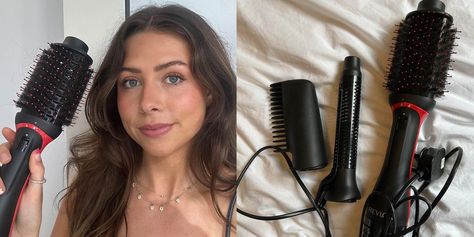 I tested Revlon’s latest styler - but does it live up to the hype? https://trib.al/JmbUfFN Bouncy Blow Dry, Hot Brush, Heatless Curlers, Oval Brush, Popular Hair, Blow Dryer, Leave In Conditioner, Popular Hairstyles, The Hype