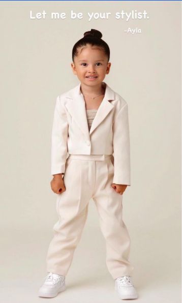 Kids Inspo, Cream Pants, Cream Blazer, One Two Three, Boss Baby, New Chic, Baby One Piece, Suit Set