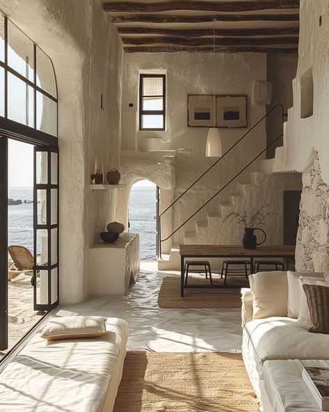 Tuscany House, Wabi Sabi Home Decor, Italy House, Interior Design Per La Casa, Design Villa, Cottage Interiors, Organic Architecture, Mediterranean Home, Mediterranean Homes