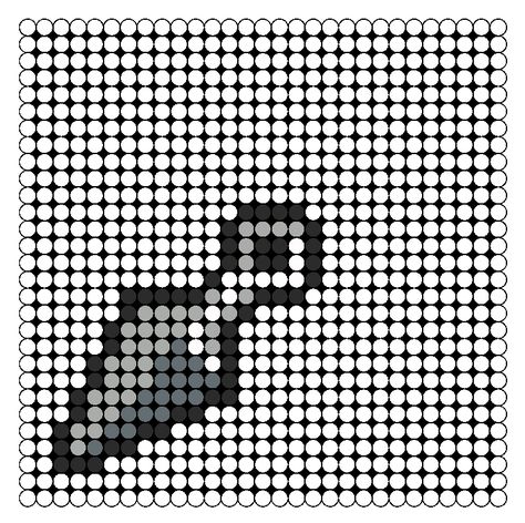 Naruto Throwing Knife perler bead pattern #animanga Perler Bead Patterns Naruto, Chainsawman Perler Beads, Perler Bead Patterns Knife, Knife Perler Bead Patterns, Demon Slayer Swords Perler Beads, Naruto Pearl Beads, Miyuki Beads Pattern, Pearl Beads Pattern, Perler Crafts