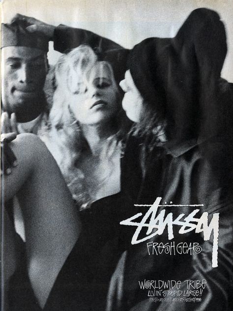 Stussy Ads, Vintage Stussy, Black And White, Wall, White, Black