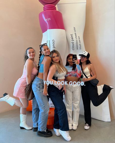 Glossier Mirror, Bloom Photoshoot, Glossier Store, Glossier Models, Dear Face, Event Brochure, Rv Bathroom, Beauty Party, Target Market