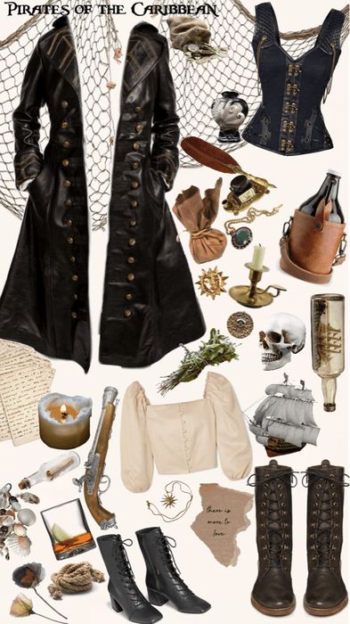 Pirate pt.2 Outfit | ShopLook Pirate Fit Aesthetic, Vintage Pirate Costume, Fantasy Clothing Pirate, Pirate Female Outfits Aesthetic, Pirate Custome, Pirate Aesthetic Female Outfit Modern, Pirate Vibe Outfit, Female Pirate Captain Outfit, Piret Outfits