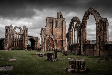 Elgin Cathedral, Elgin, Scotland Elgin Cathedral, Abandoned Churches, Beautiful Ruins, Scotland Forever, Cairngorms National Park, Mystical Places, Take Me To Church, Scotland Uk, Cathedral Church