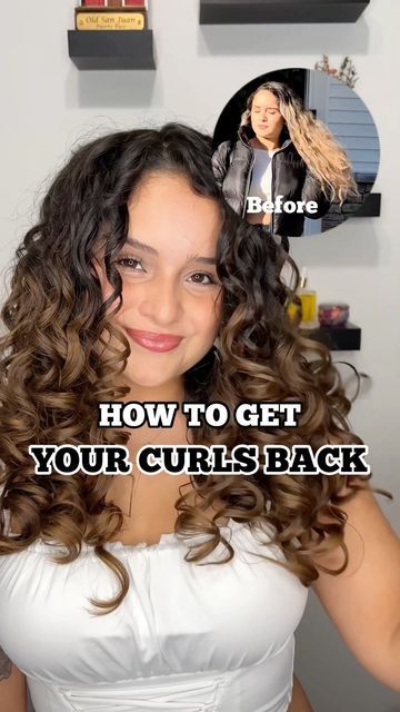 How To Bring My Curls Back, How To Get Back Your Curls, How To Revive Your Curls, How Do I Make My Hair Curly, Getting Curly Hair Back, How To Bring Back Curls, How To Bring Curls Back To Life, How To Rejuvenate Curly Hair, How To Bring Back Damaged Curls