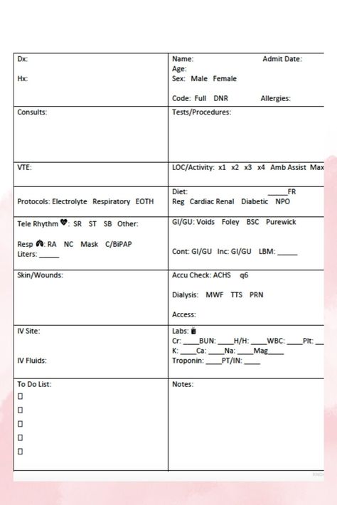 Handoff Report Sheet, Rehab Nurse Report Sheet, Nursing Handoff Report Sheets, Nurse Hand Off Report Sheet, Med Surg Report Sheet New Nurse, Medsurg Report Sheet, Nursing Brain Sheets Med Surg, Nursing Report Sheet Templates, Med Surg Report Sheet