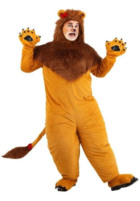 Classic Storybook Lion Plus Size Costume for Adults Red Glitter Shoes, Spotted Deer, Troll Costume, Addams Family Costumes, Batman Costumes, Villain Costumes, Lion Costume, Plus Size Costume, Zombie Costume