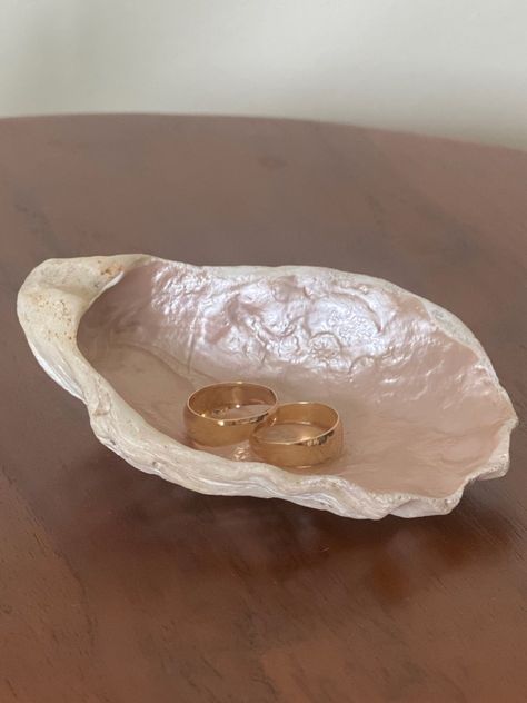 Diy Shell Trinket Dish, Oyster Jewelry Dish, Diy Shell Bowl, Shell Jewelry Tray, Oyster Ring Dish, Oyster Jewelry Holder, Oyster Shell Trinket Dish, Seashell Trinket Dish, Oyster Trinket Dish