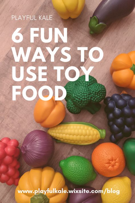 Toy food can be used for so many different simple activities that are easy to put together. This list is great for toddlers and preschoolers and includes some sensory activities. Food Activities For Toddlers, Toddler Themes, Nutrition Activities, Fine Motor Activities For Kids, Simple Activities, Food Activities, Autumn Activities For Kids, Toy Food, Toddlers And Preschoolers