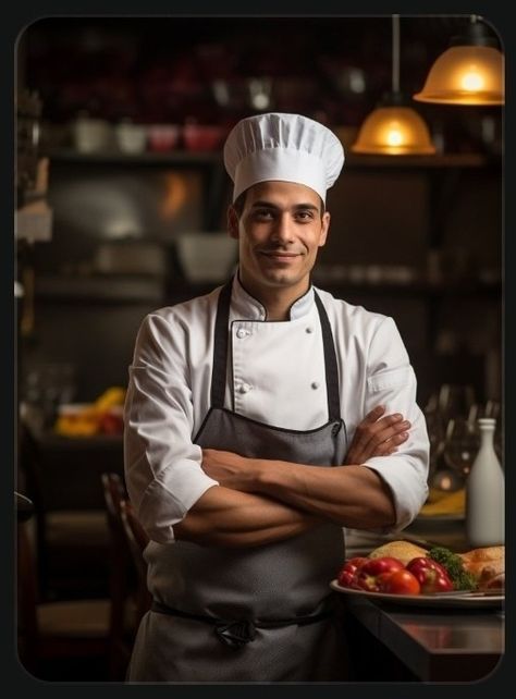 Chef Poses, Chef Portrait, Pose Reference, Wonders Of The World, Chef