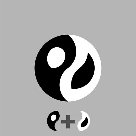 P D Logo, D Logo Design, Yin Yang Logo, D Logo, Sigil Magic, Monogram Logo, Lululemon Logo, Yin Yang, Glamping